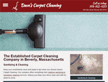 Tablet Screenshot of davescarpet.com